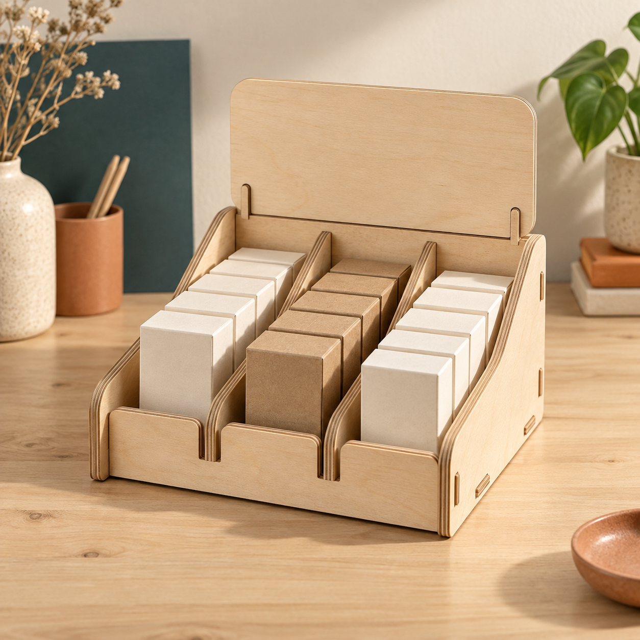 Illustrative concept for Custom Countertop Product Display; exact specification shown in the product details